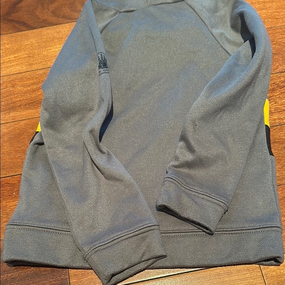 Body Glove Gray and Yellow Color-Blocked Hoodie - Picture 8 of 10